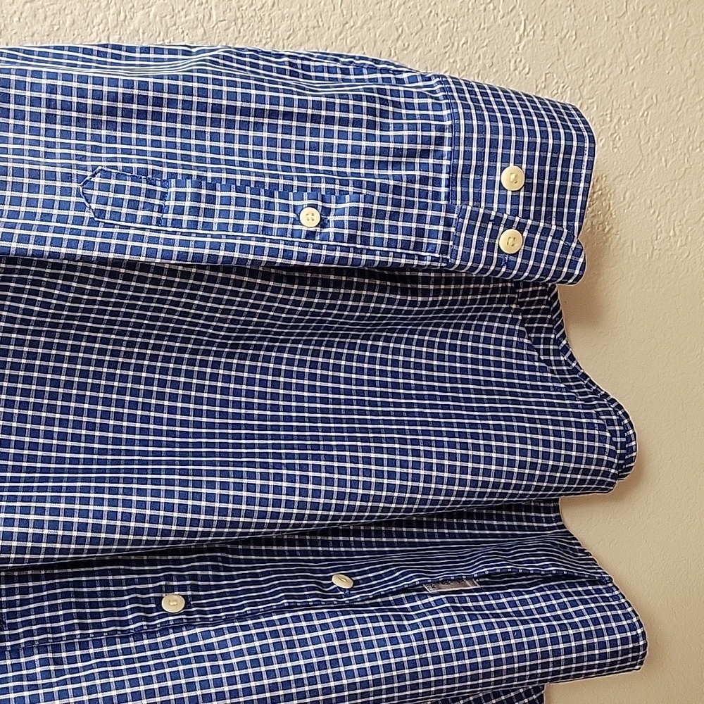 Peter Millar Button-Down - Blue - Large - image 7